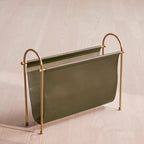 Metal Magazine Holder for Upright Storage in Living Rooms and Offices