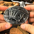 Metal Oval Cowboys Belt Buckle - Zinc Alloy, 3.03 x 2.36 Inch, view 12