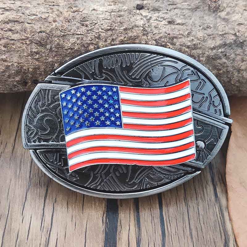 Metal Oval Cowboys Belt Buckle - Zinc Alloy, 3.03 x 2.36 Inch, view 23