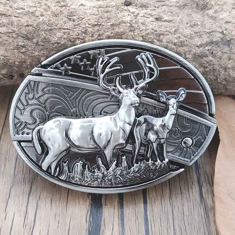 Metal Oval Cowboys Belt Buckle - Zinc Alloy, 3.03 x 2.36 Inch, view 19