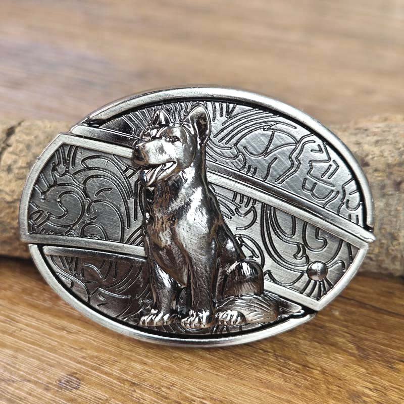 Metal Oval Cowboys Belt Buckle - Zinc Alloy, 3.03 x 2.36 Inch, view 33