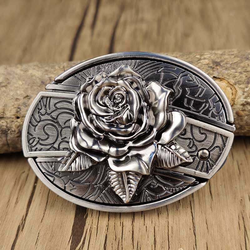 Metal Oval Cowboys Belt Buckle - Zinc Alloy, 3.03 x 2.36 Inch, view 16