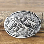 Metal Oval Cowboys Belt Buckle - Zinc Alloy, 3.03 x 2.36 Inch, view 31