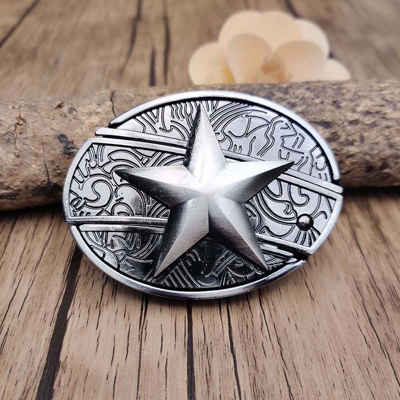 Metal Oval Cowboys Belt Buckle - Zinc Alloy, 3.03 x 2.36 Inch, view 28