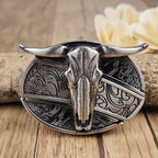 Metal Oval Cowboys Belt Buckle - Zinc Alloy, 3.03 x 2.36 Inch, view 14