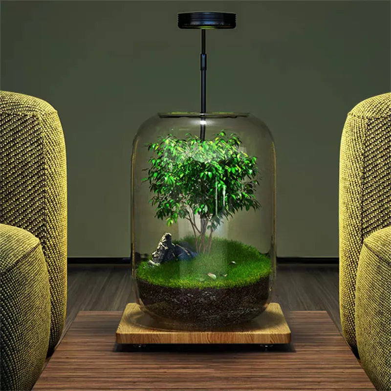 Micro Landscape Green Oasis Glass Vase, 16x20cm