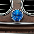Mini Car Clock with Luminous Hands and Digital Readout, 4*4cm