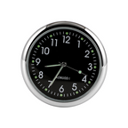 Mini Car Clock with Luminous Hands and Digital Readout, 4*4cm