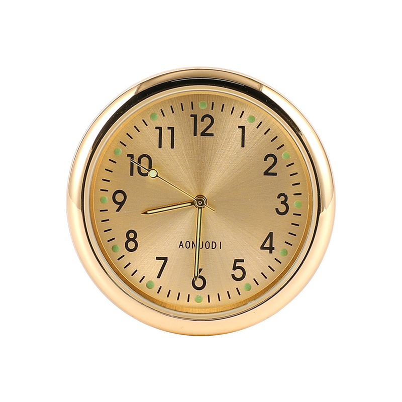Mini Car Clock with Luminous Hands and Digital Readout, 4*4cm