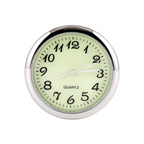 Mini Car Clock with Luminous Hands and Digital Readout, 4*4cm