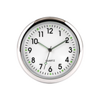 Mini Car Clock with Luminous Hands and Digital Readout, 4*4cm