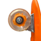 Mini Cruiser Skateboard with Ergonomic Shape and Smooth-Rolling Wheels