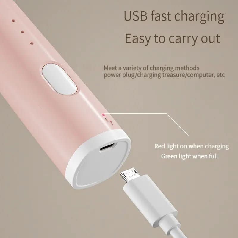 Mini Hand Mixer for Drinks and Dishes, USB Rechargeable, 3 Speeds
