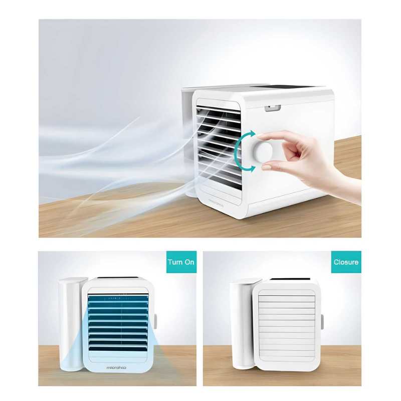 Mini Portable Evaporative Air Cooler with 1000 ml Water Tank