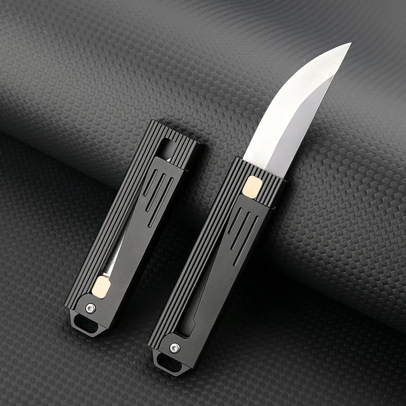 Mini Quick Flip Knife in D2 Steel with 5.5 cm Blade
