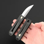 Mini Quick Flip Knife in D2 Steel with 5.5 cm Blade