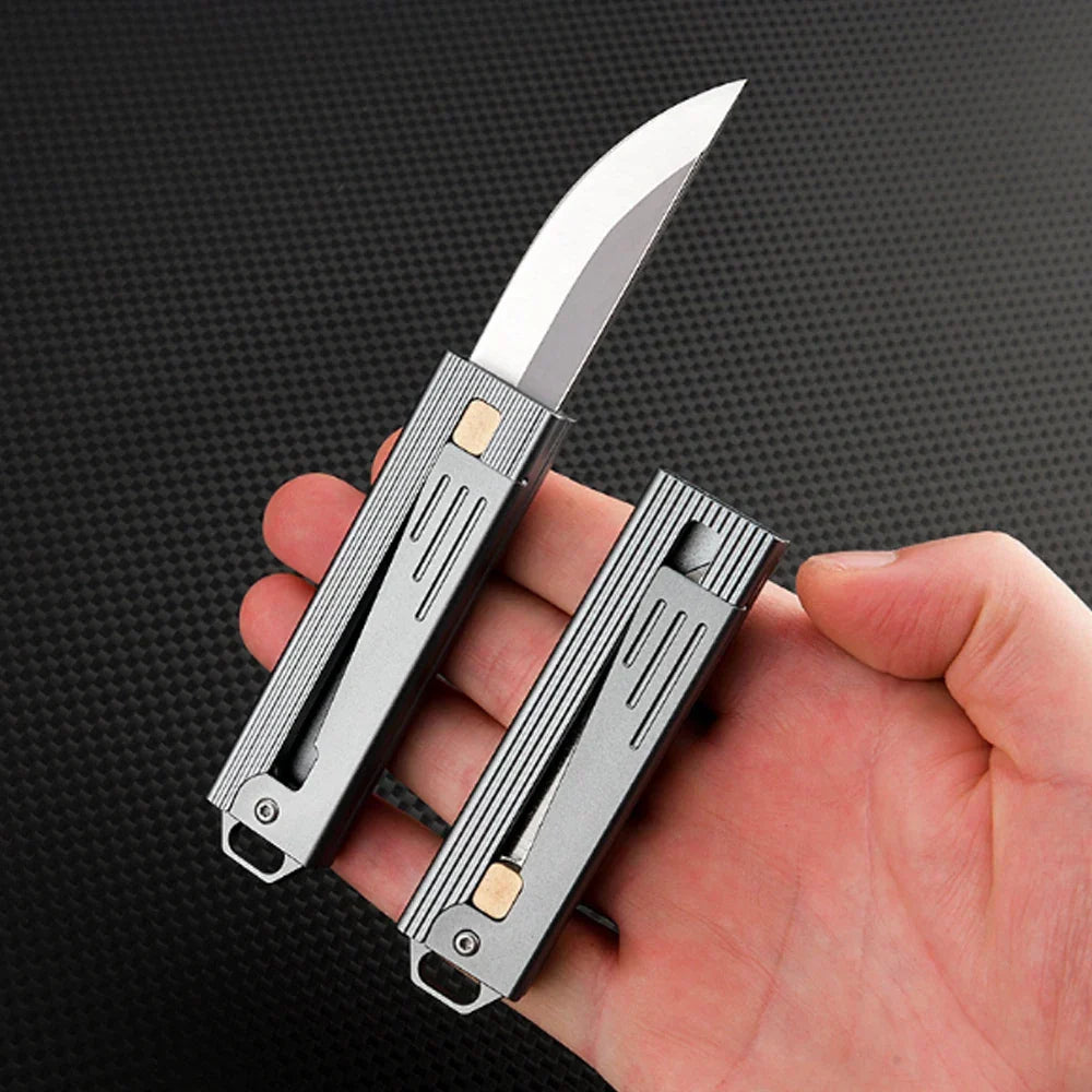 Mini Quick Flip Knife in D2 Steel with 5.5 cm Blade