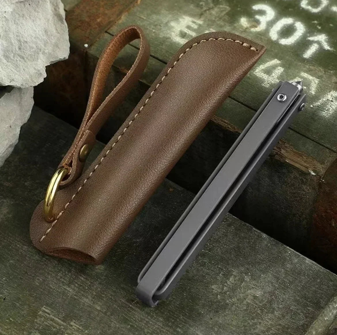 Mini Ranger Edge Foldable Camping Knife, Stainless Steel, 10cm / 3.94in