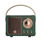 Mini Retro Radio Bluetooth Speaker, 7 × 9.5 × 5 cm