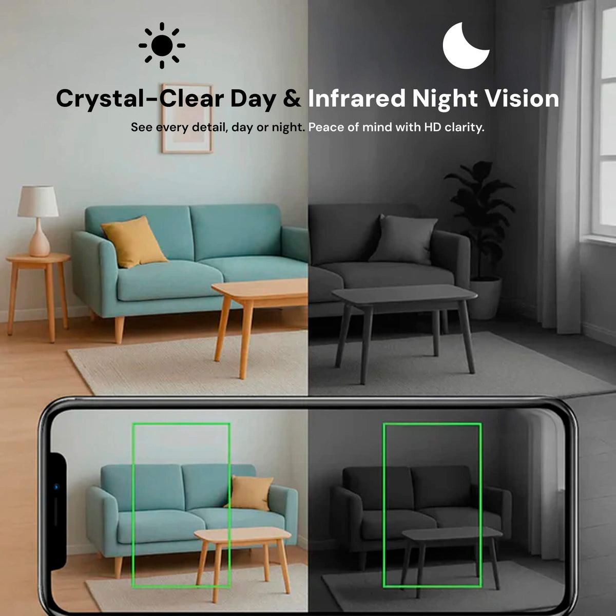 Mini Wireless 1080P Indoor Surveillance Camera with 140° Lens