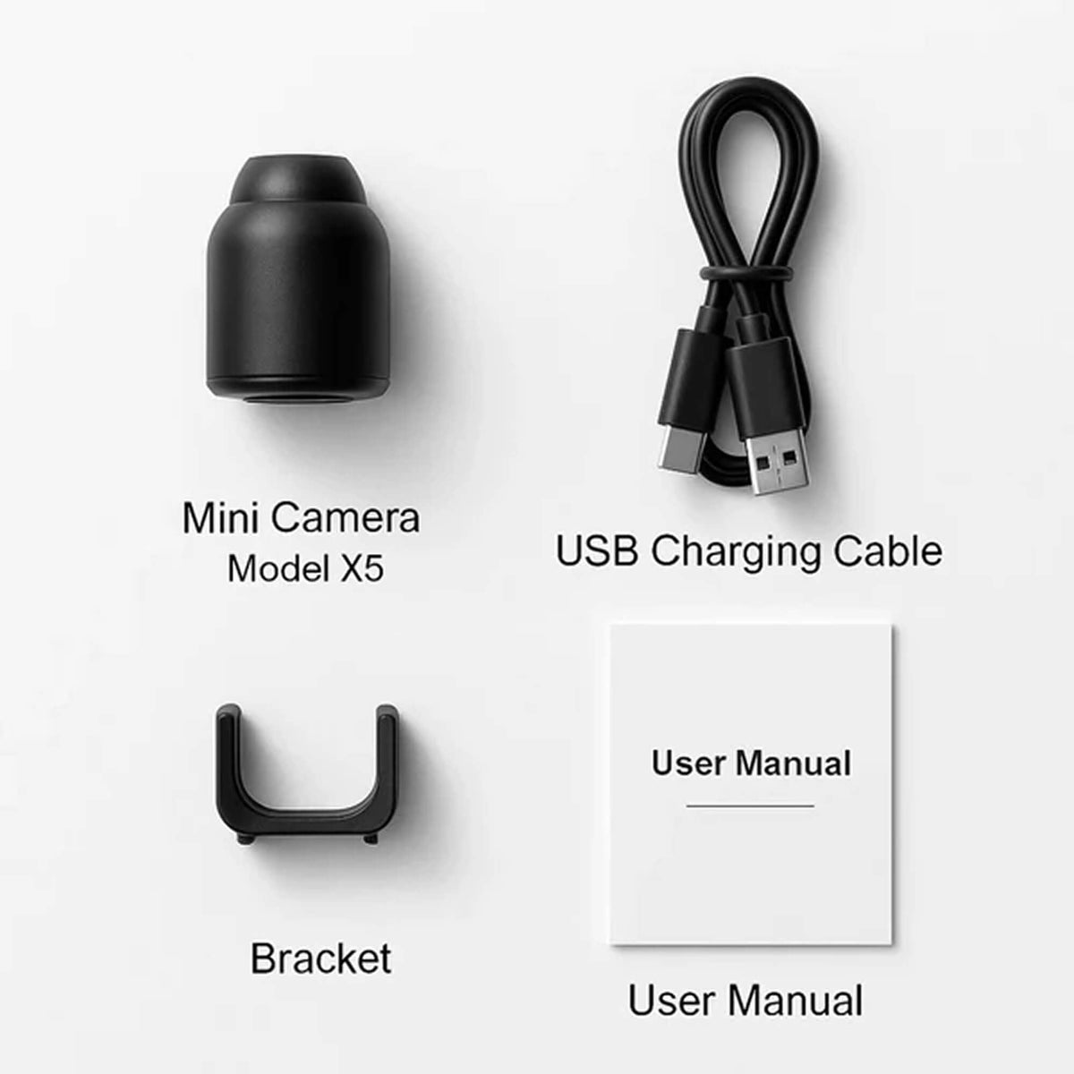 Mini Wireless 1080P Indoor Surveillance Camera with 140° Lens
