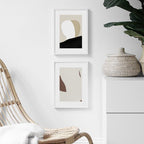 Elegant Minimalist Geometric Abstract Canvas Wall Art | Welvere-Welvere