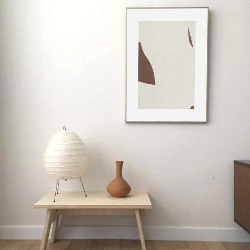 Elegant Minimalist Geometric Abstract Canvas Wall Art | Welvere-Welvere