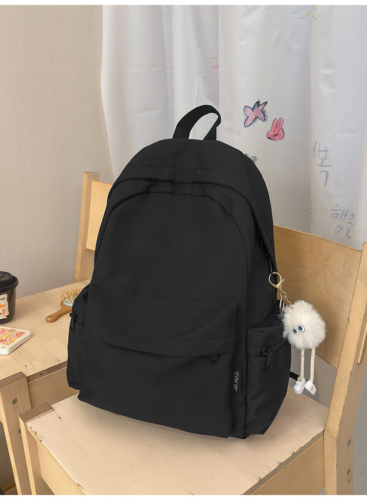 Minimalist Multi-Functional Nylon School Backpack