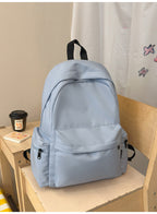 Minimalist Multi-Functional Nylon School Backpack