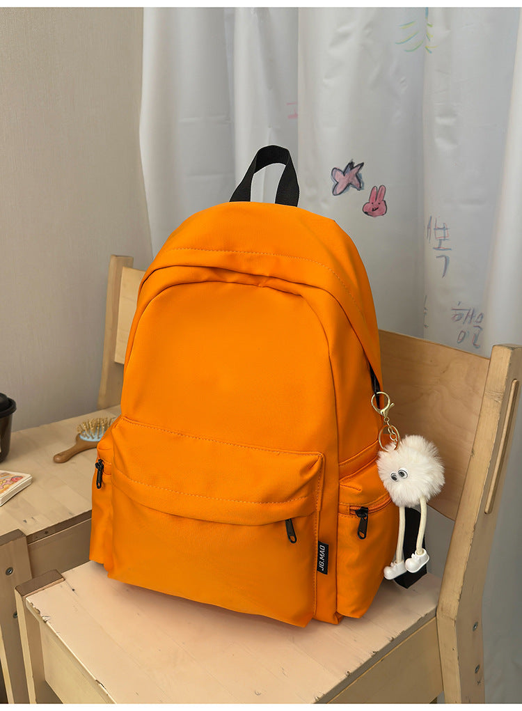 Minimalist Multi-Functional Nylon School Backpack