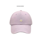 Minimalist Smile Embroidered Baseball Cap