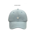 Minimalist Smile Embroidered Baseball Cap