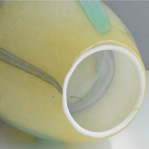 Mistmere Striped Glass Vase-Welvere