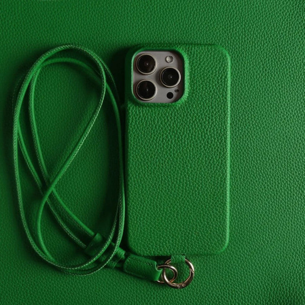 Genuine Leather Phone Case with Crossbody Strap - Lightweight, Ideal for Travel, view 6