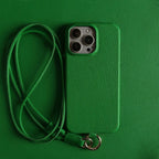 Genuine Leather Phone Case with Crossbody Strap - Lightweight, Ideal for Travel, view 6