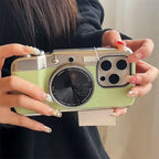 Retro Bluetooth Camera iPhone Case - External Photo Lens, Wireless Charging, view 13