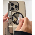 Retro Bluetooth Camera iPhone Case - External Photo Lens, Wireless Charging, view 2