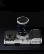 Retro Bluetooth Camera iPhone Case - External Photo Lens, Wireless Charging, view 6