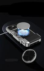 Retro Bluetooth Camera iPhone Case - External Photo Lens, Wireless Charging, view 7
