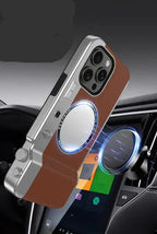 Retro Bluetooth Camera iPhone Case - External Photo Lens, Wireless Charging, view 8
