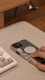 Retro Bluetooth Camera iPhone Case - External Photo Lens, Wireless Charging