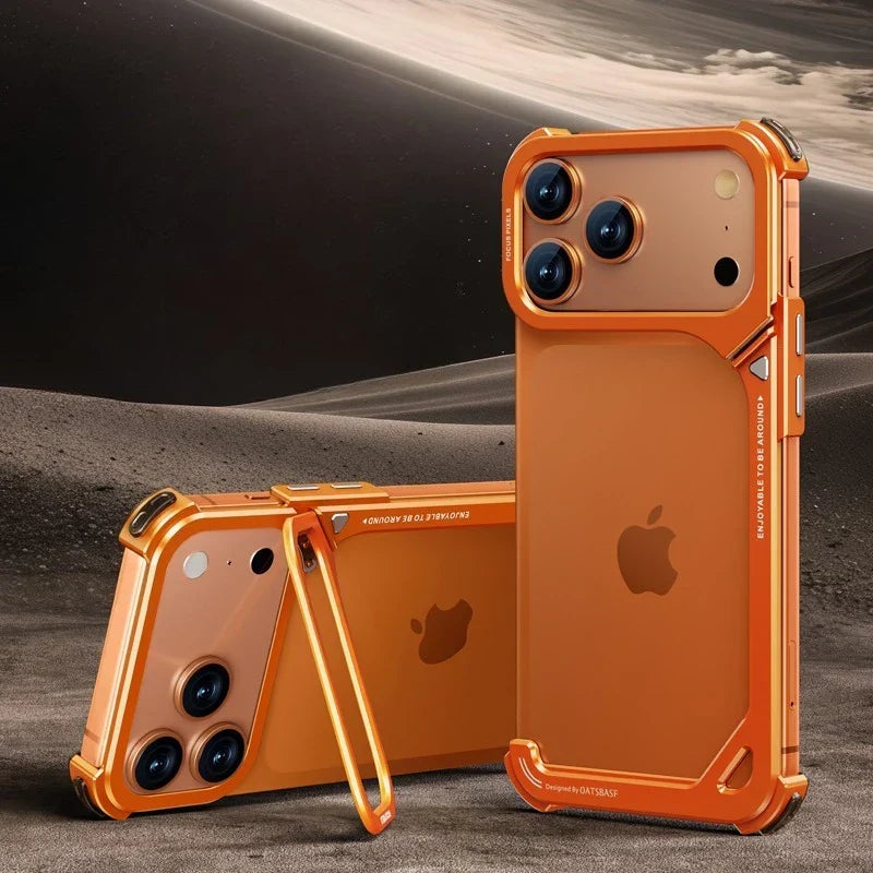 Metal Frameless Bumper Case for iPhone 17 - Magnetic, Lightweight, view 10