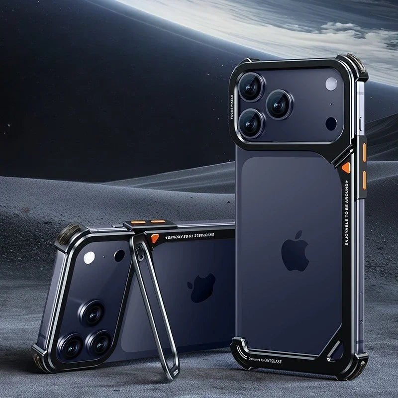 Metal Frameless Bumper Case for iPhone 17 - Magnetic, Lightweight, view 9