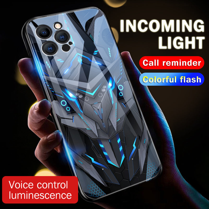 Mecha Smart Flash Phone Case for Apple - Protective, Enhanced Lighting