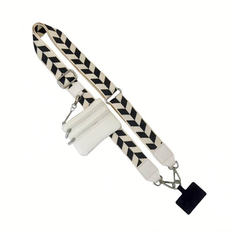 Adjustable Phone Lanyard Crossbody Strap with Wallet - Universal Compatibility, view 10
