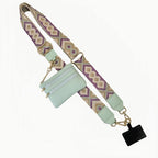 Adjustable Phone Lanyard Crossbody Strap with Wallet - Universal Compatibility, view 11