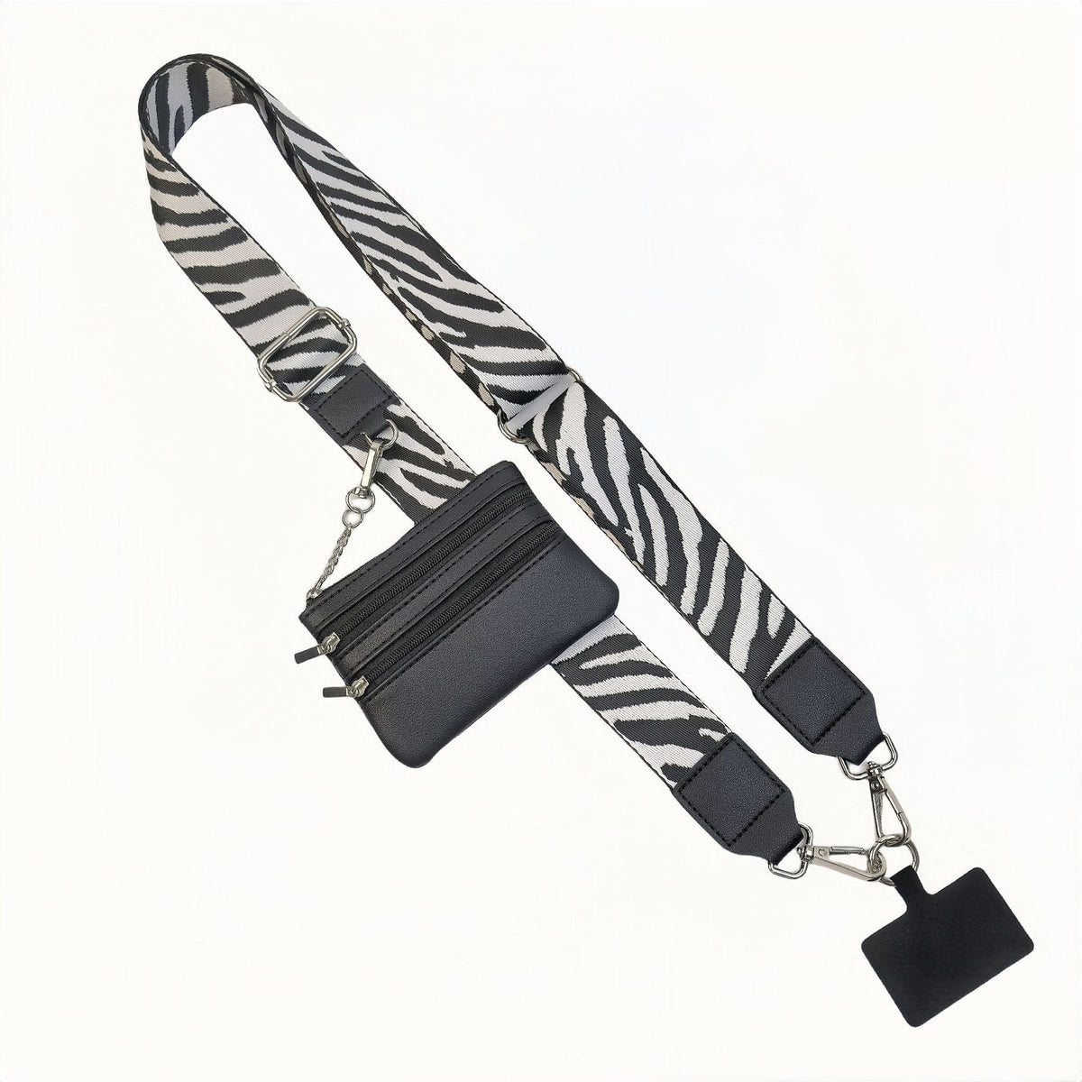 Adjustable Phone Lanyard Crossbody Strap with Wallet - Universal Compatibility, view 17