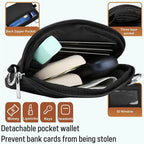 Adjustable Phone Lanyard Crossbody Strap with Wallet - Universal Compatibility, view 3