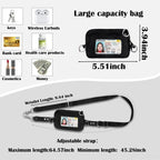 Adjustable Phone Lanyard Crossbody Strap with Wallet - Universal Compatibility, view 4
