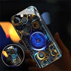 Armour LED Light-Up Phone Case - Illuminated Glowing Design, view 3